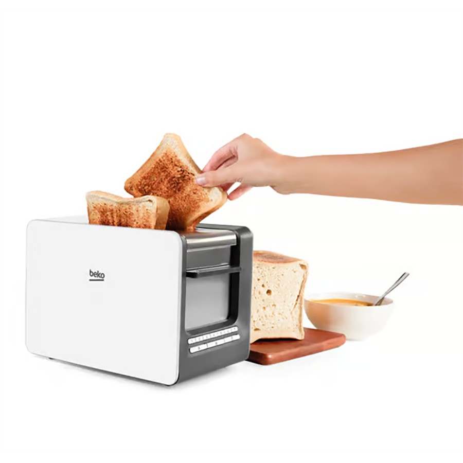 additioanl image for  Beko Toaster Sense White 870 W 