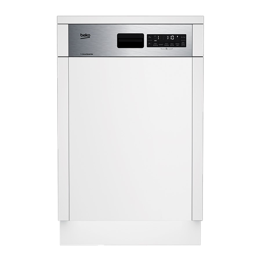additioanl image for  Beko Dishwasher Semi-Integrated White 