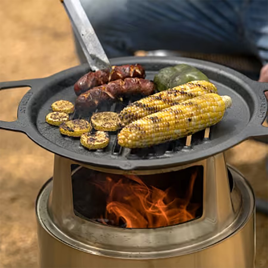 additioanl image for  Solostove Ranger Cast Iron Grill Top 