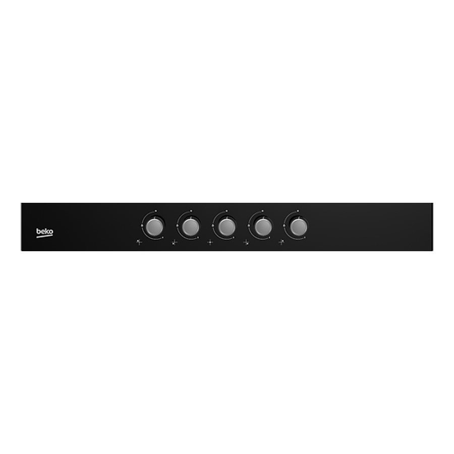 additioanl image for  Beko Hob Gas 5 Burners Black Glass 75 cm 