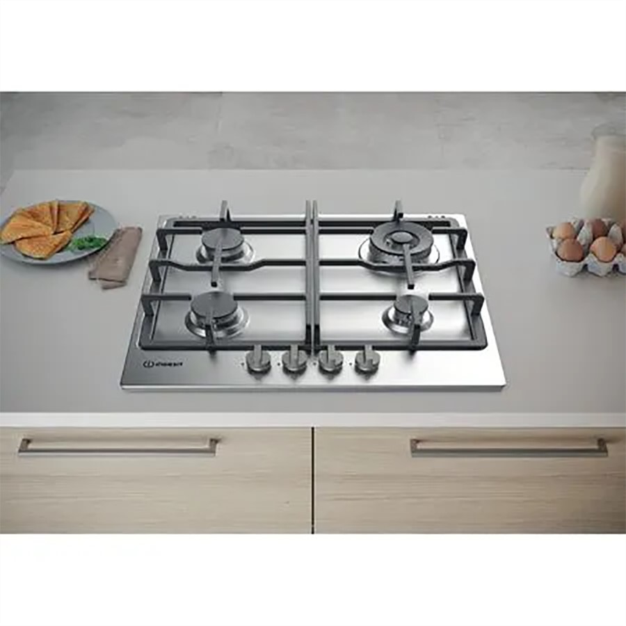 additioanl image for  Indesit Hob Gas 4 Burners Inox 60 cm 