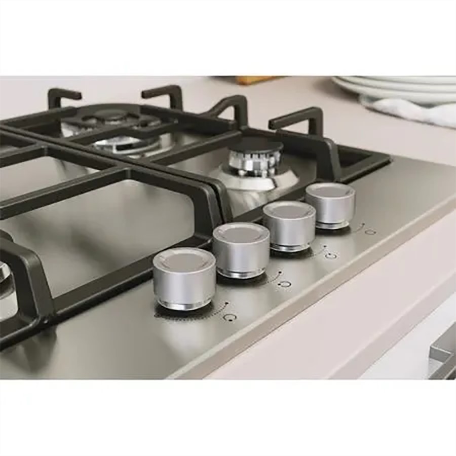 additioanl image for  Indesit Hob Gas 4 Burners Inox 60 cm 