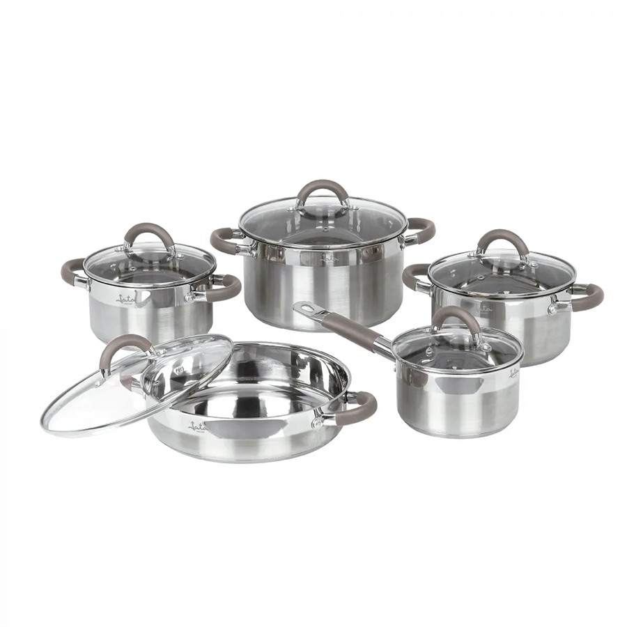 additioanl image for  Jata Set Of 5 S/Steel Saucepans & Lids 