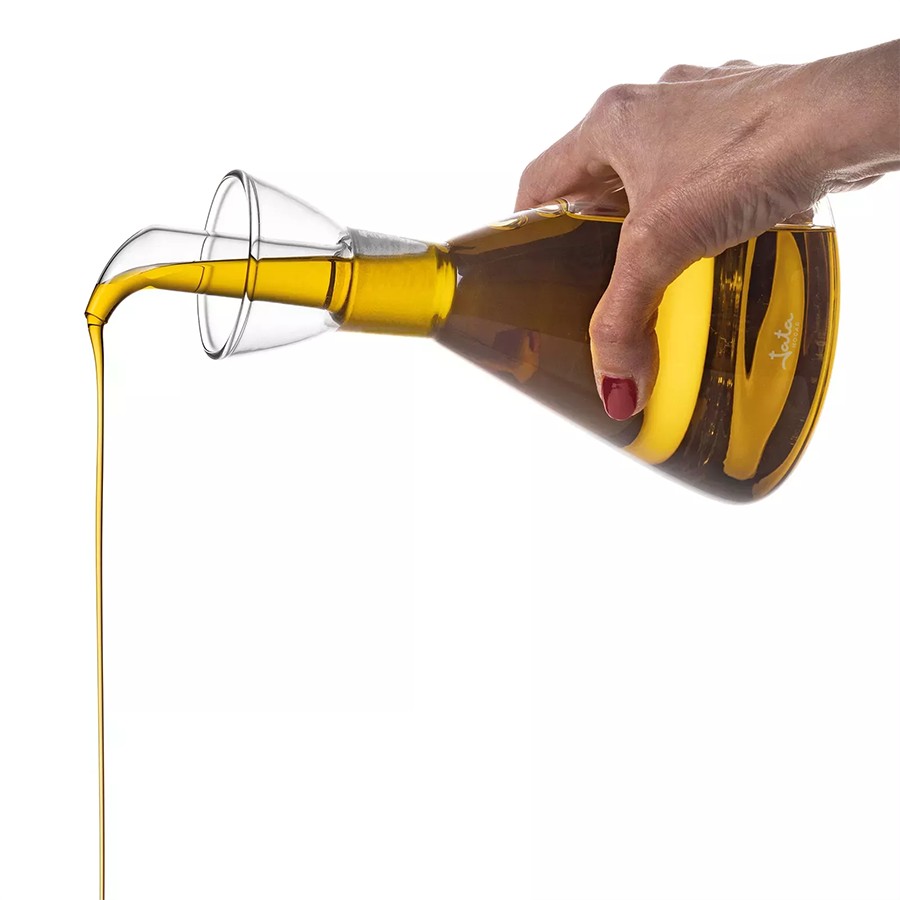 additioanl image for  Jata Anti-Drip Glass Oil Bottle 500 ml 