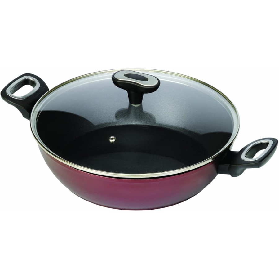 additioanl image for  Jata Aluminium Deep Fry Pan  28 cm 