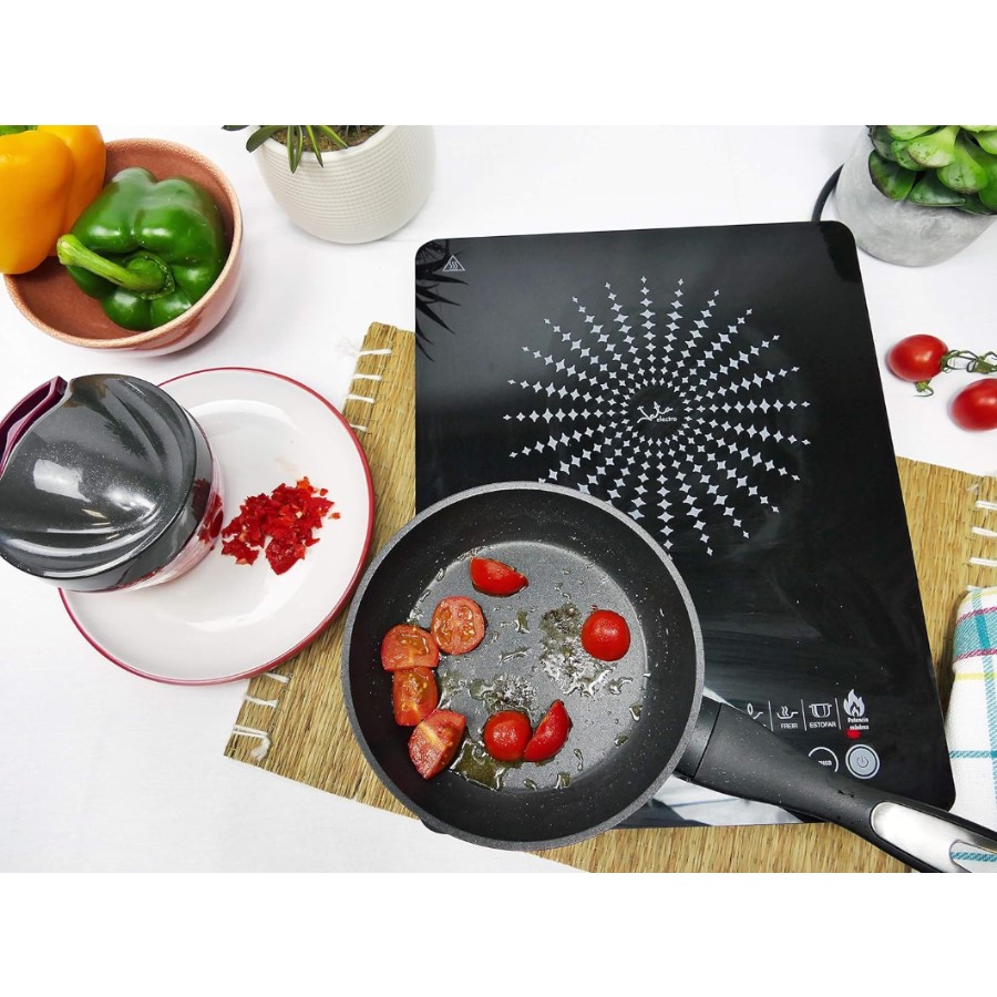 additioanl image for  Jata Induction Portable Hob Black Glass 