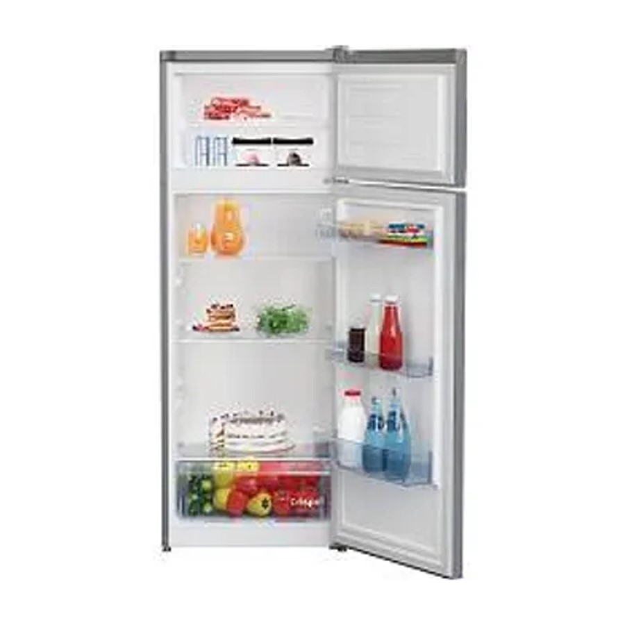 additioanl image for  Beko Fridge Freezer Combi Silver 250 L 