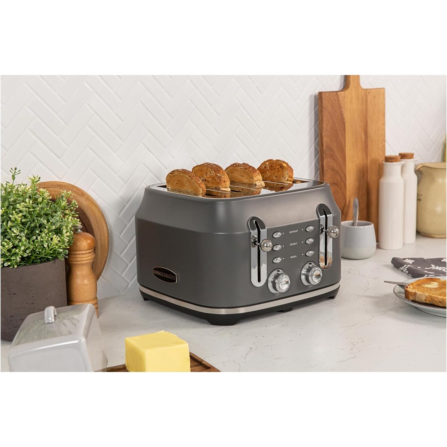 additioanl image for  Rangemaster Classic Toaster 4 Slice Grey 