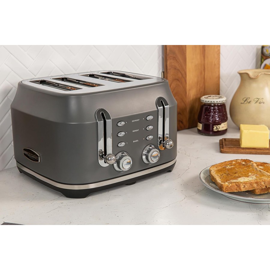 additioanl image for  Rangemaster Classic Toaster 4 Slice Grey 