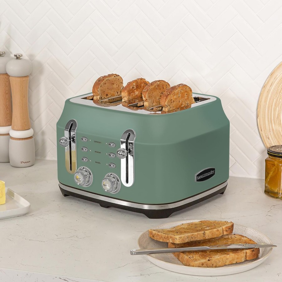 additioanl image for  Rangemaster Classic Toaster 4Slice M/Grn 