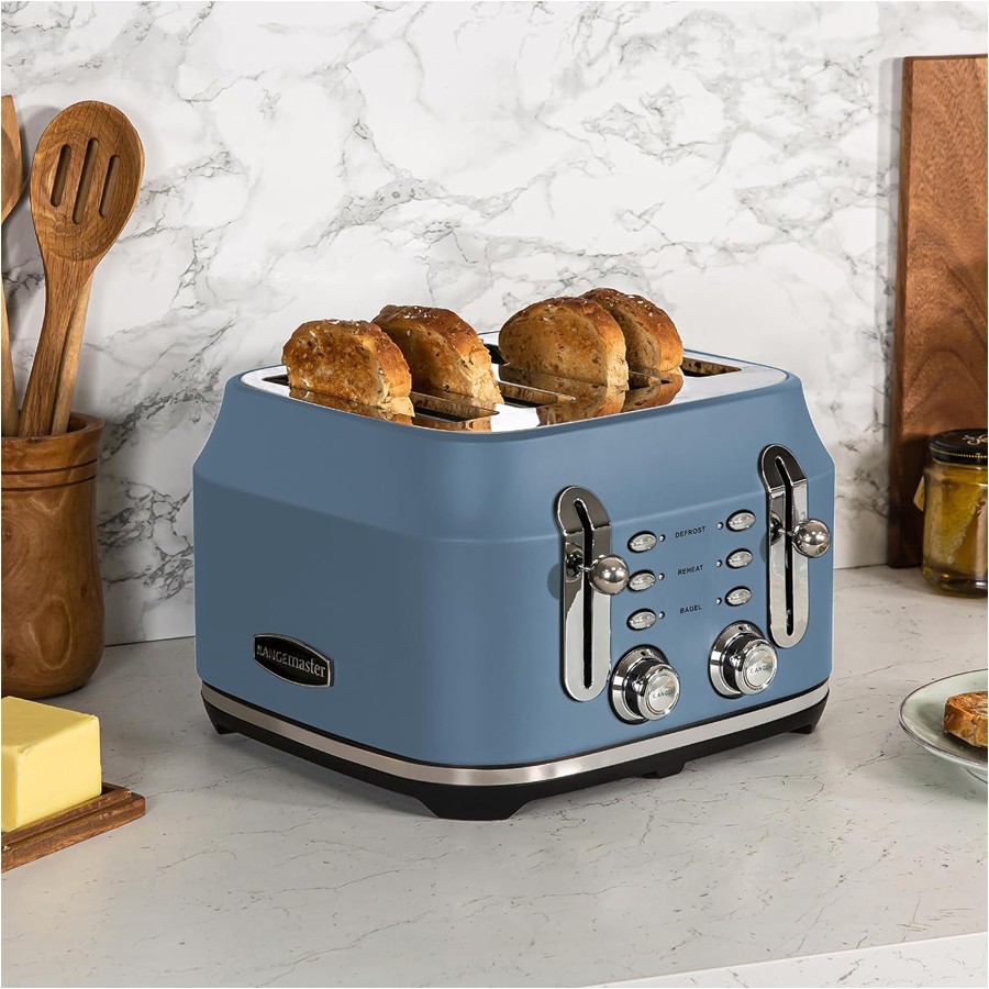additioanl image for  Rangemaster Classic 4 Slice Stone Blue 