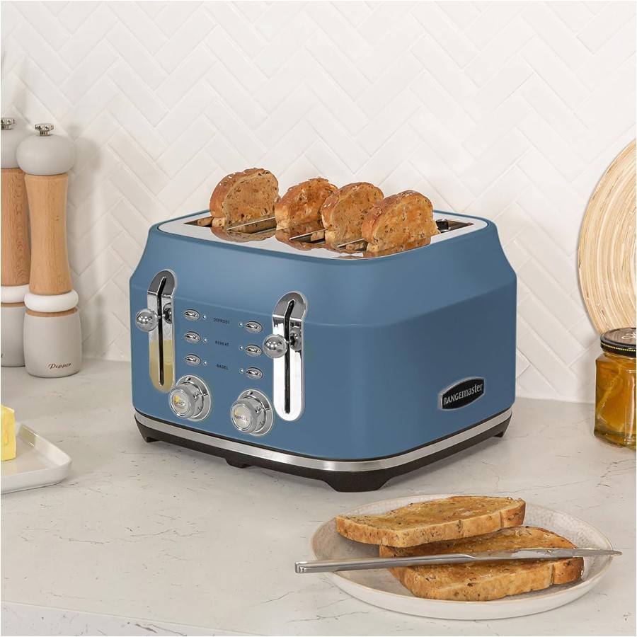 additioanl image for  Rangemaster Classic 4 Slice Stone Blue 