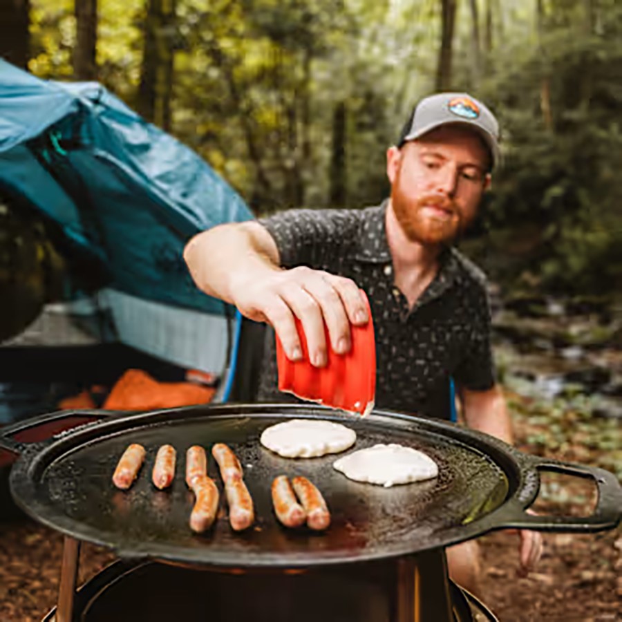additioanl image for  Solostove Bonfire Cast(I)Griddle Top+Hub 