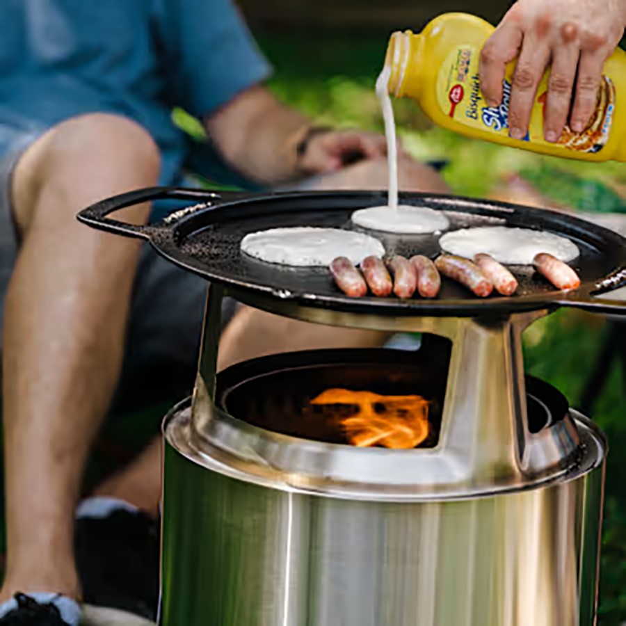 additioanl image for  Solostove Ranger Cast Iron Griddle Top 