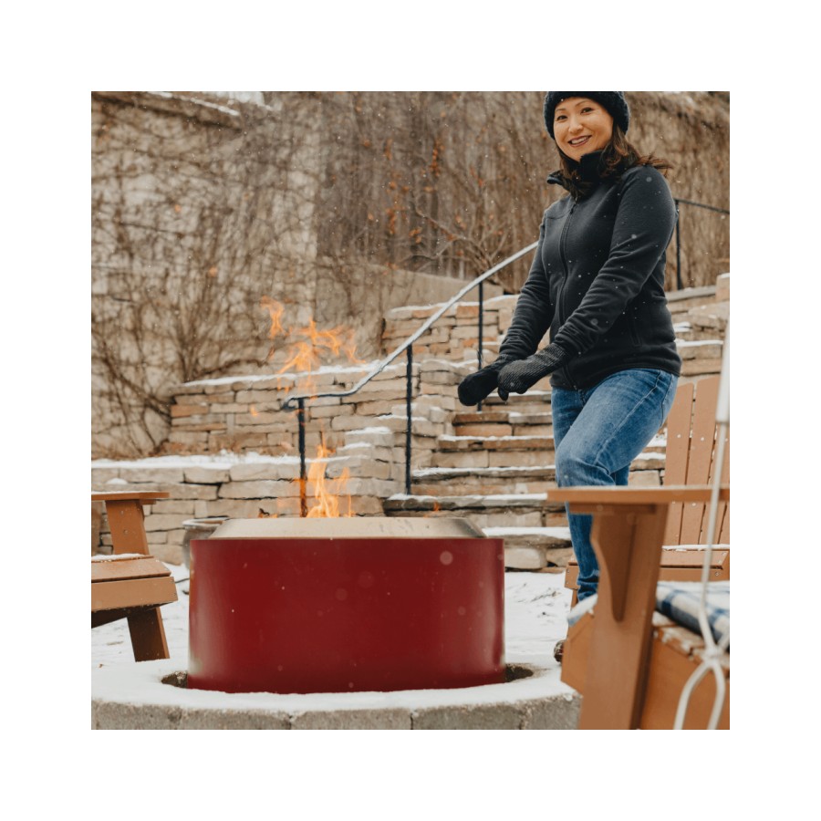 additioanl image for  Solostove Yukon + Stand 2.0 Mulberry 