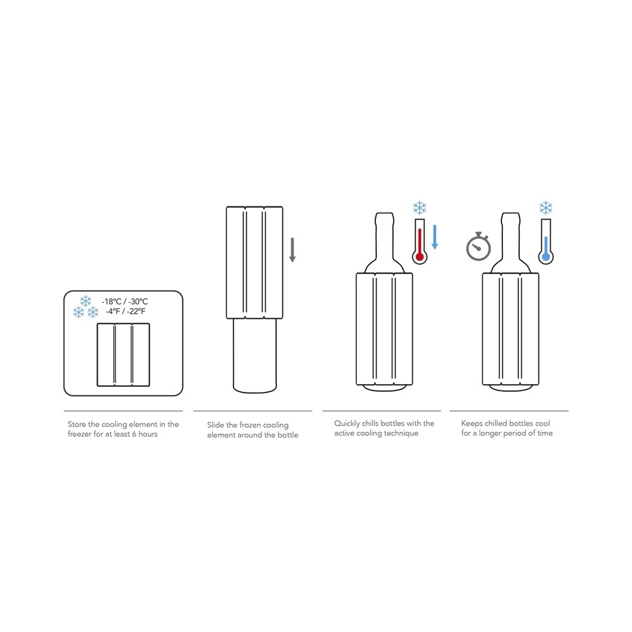 additioanl image for  Vacuvin Wine Cooler Elegant S/Steel 