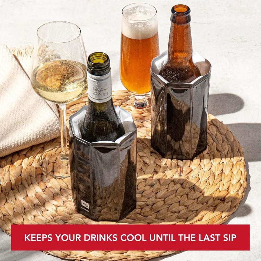 additioanl image for  Vacuvin Beer Mini Cooler Sleeve Black 