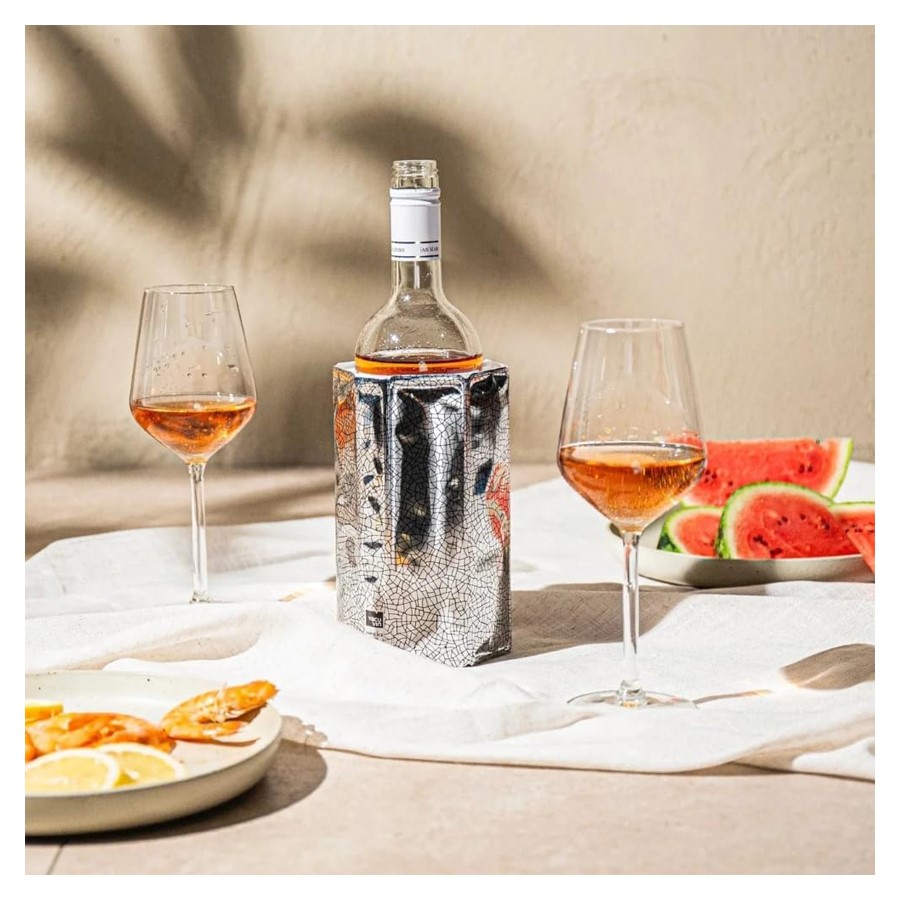 additioanl image for  Vacuvin Wine Cooler Sleeve Silver 
