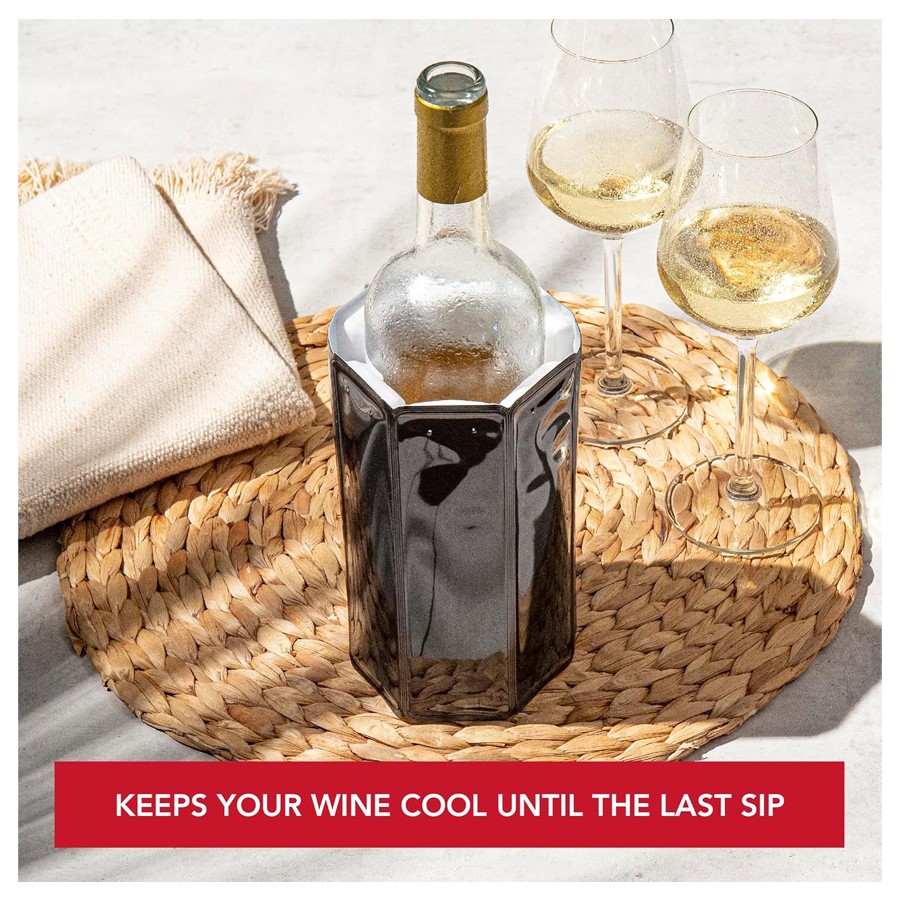 additioanl image for  Vacuvin Wine Cooler Sleeve Black 