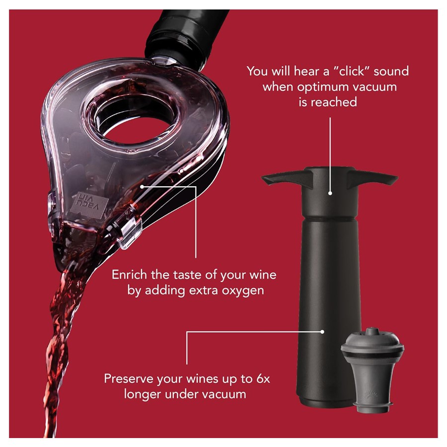 additioanl image for  Vacuvin Wine Set Air Deluxe Box 5 pcs. 