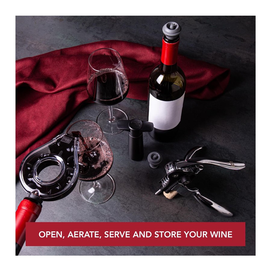 additioanl image for  Vacuvin Wine Set Air Deluxe Box 5 pcs. 