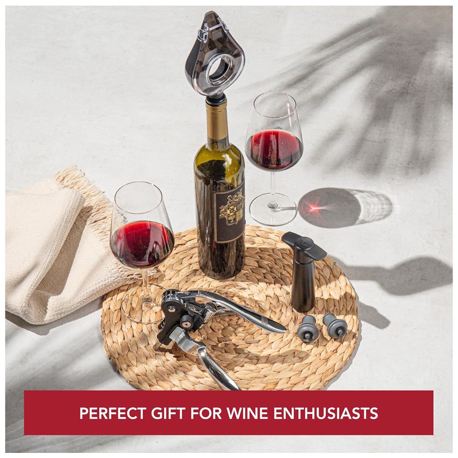 additioanl image for  Vacuvin Wine Set Air Deluxe Box 5 pcs. 