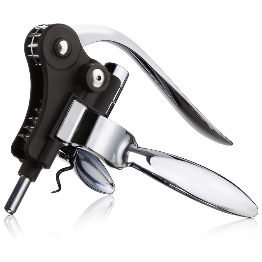 additioanl image for  Vacuvin Lever Corkscrew Horizontal Black 