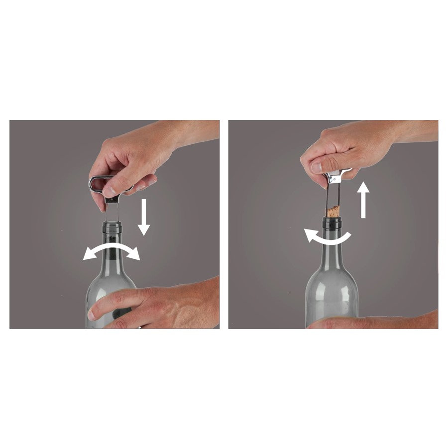 additioanl image for  Vacuvin Cork Puller Card Silver 