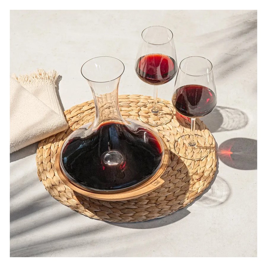 additioanl image for  Vacuvin Swirling Crystal Wine Decanter 