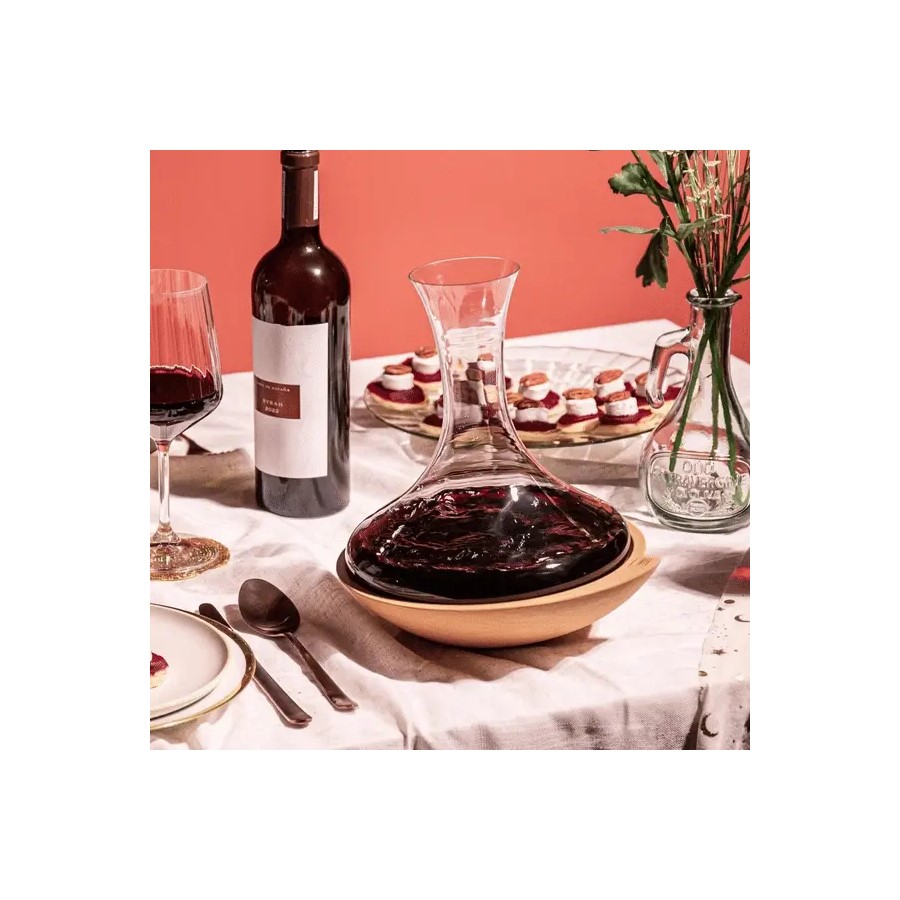additioanl image for  Vacuvin Swirling Crystal Wine Decanter 