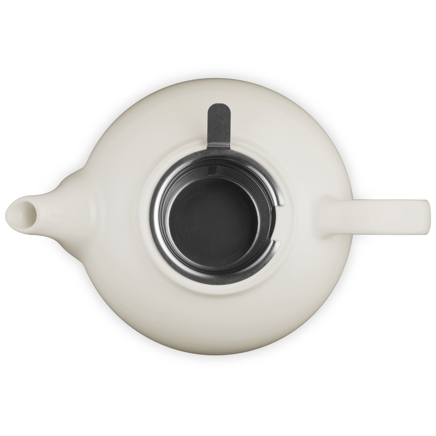 additioanl image for  Le Creuset Teapot +S/S Infuser Meringue 