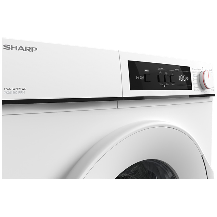 additioanl image for  Sharp 9 Kg Washing Machine 1200 rpm 