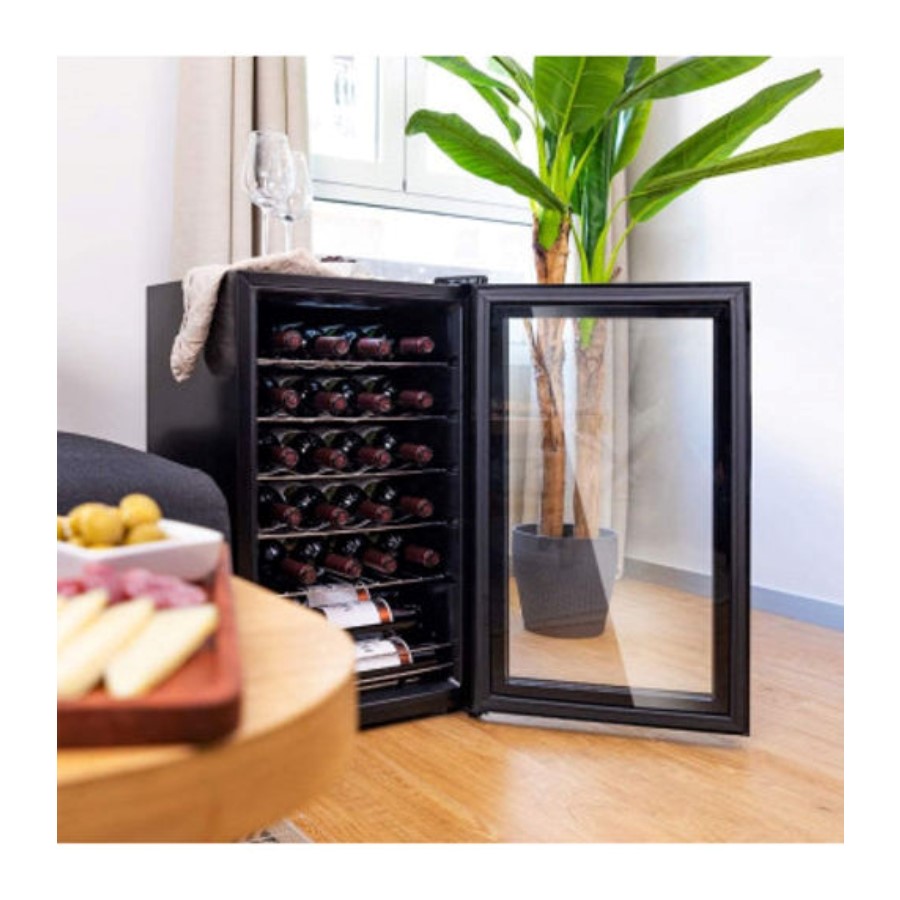additioanl image for  Cecotec Wine Cooler Black 24 Bottles 