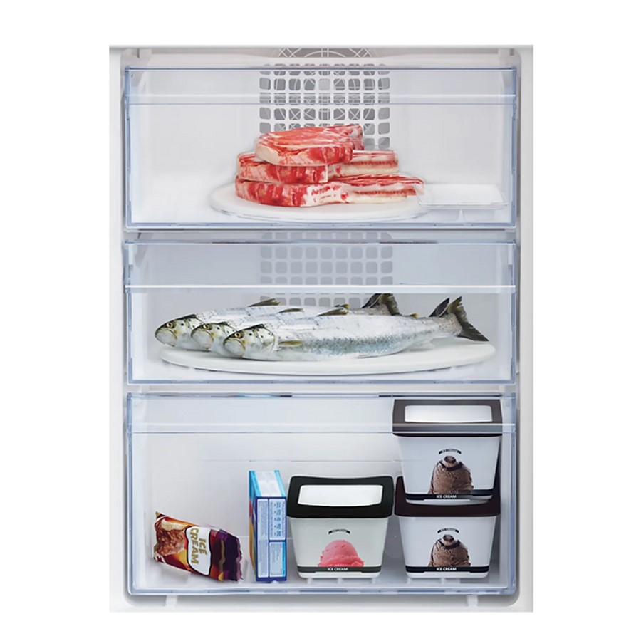 additioanl image for  Beko Fridge/F Combi No Frost Black 220 L 