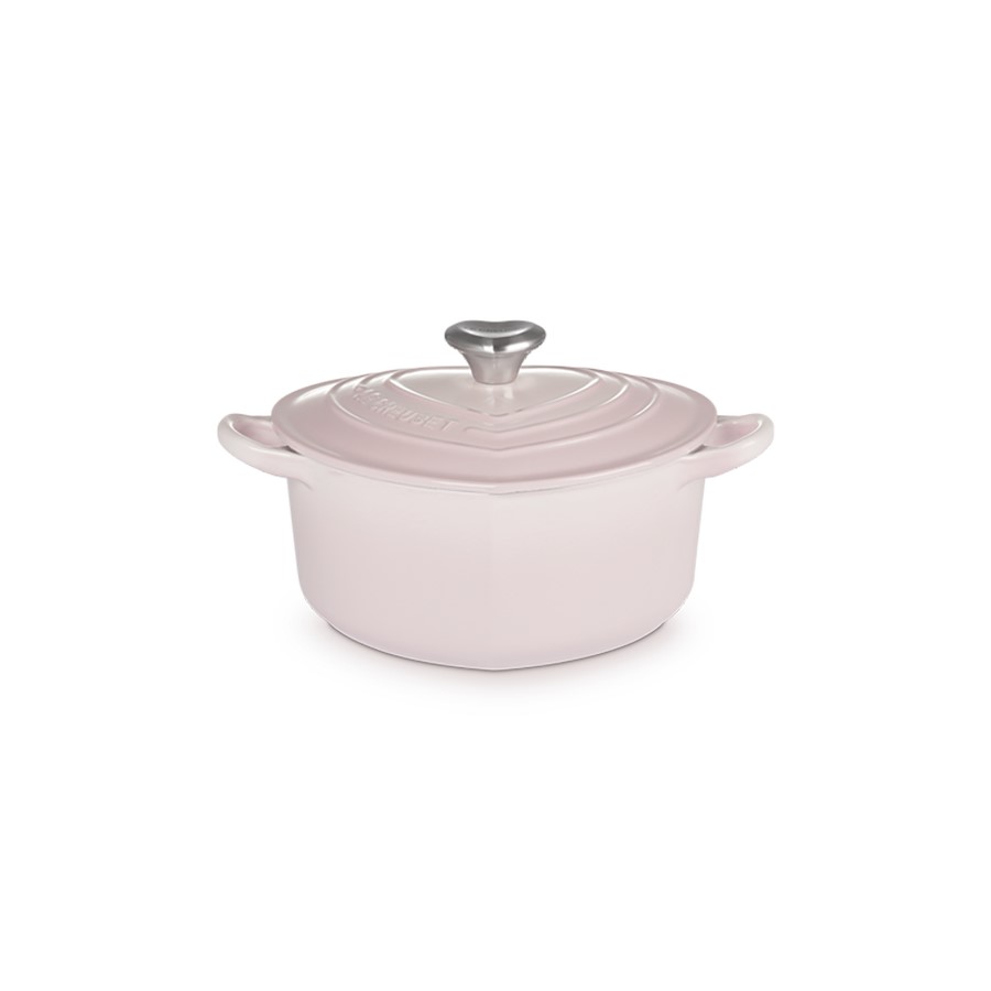 additioanl image for  Le Creuset Heart Cass. Shell Pink 20 cm 