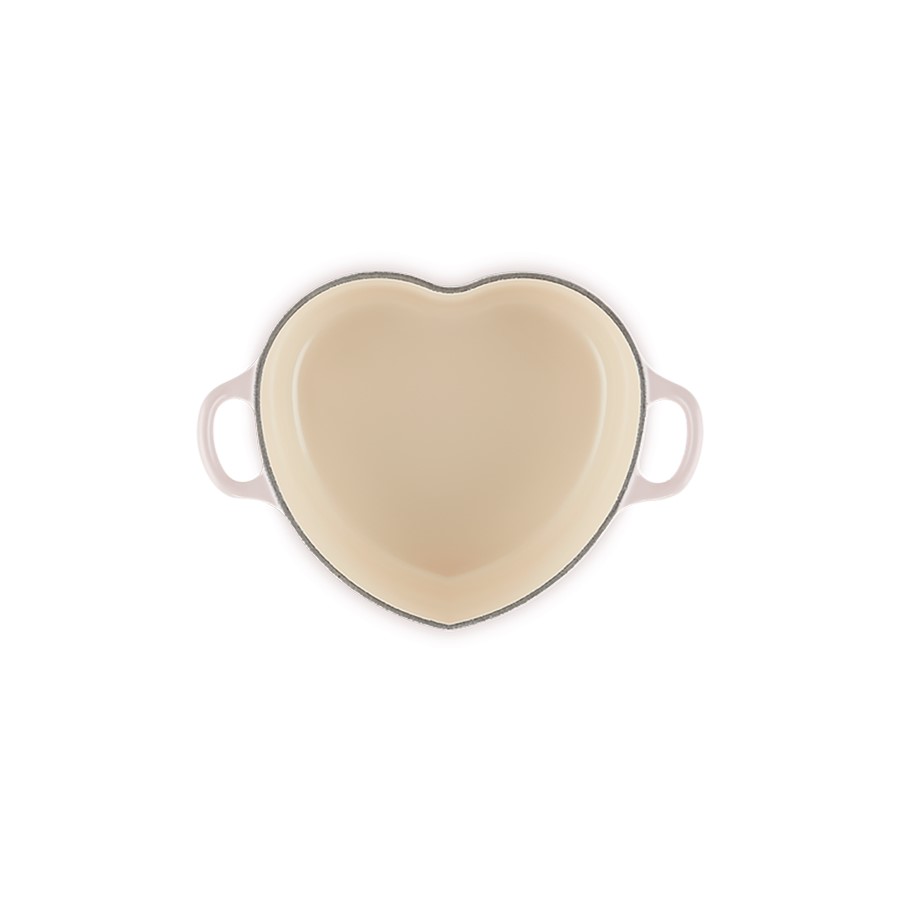 additioanl image for  Le Creuset Heart Cass. Shell Pink 20 cm 