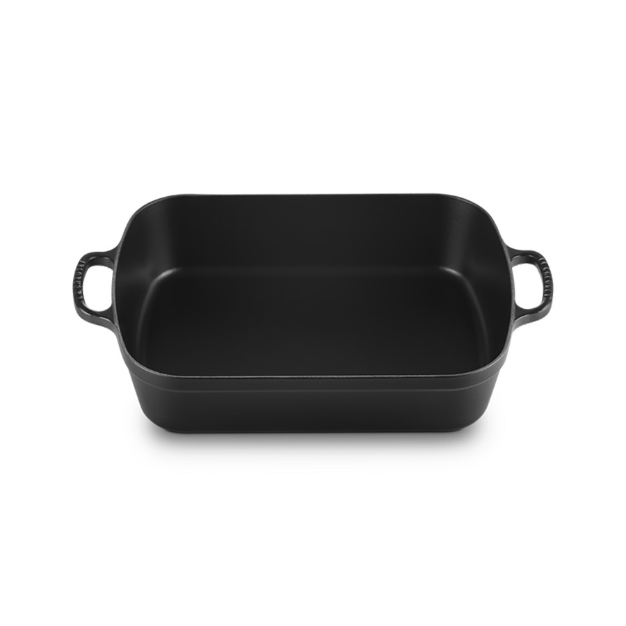 additioanl image for  Le Creuset Cast Iron Rect. Roaster Black 