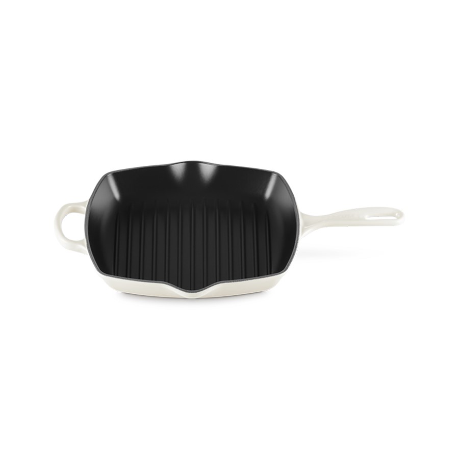 additioanl image for  Le Creuset Square Grill Meringue 26 cm 