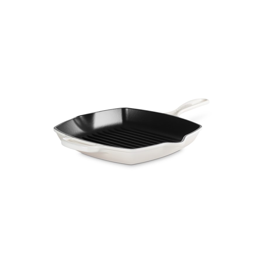 additioanl image for  Le Creuset Square Grill Meringue 26 cm 