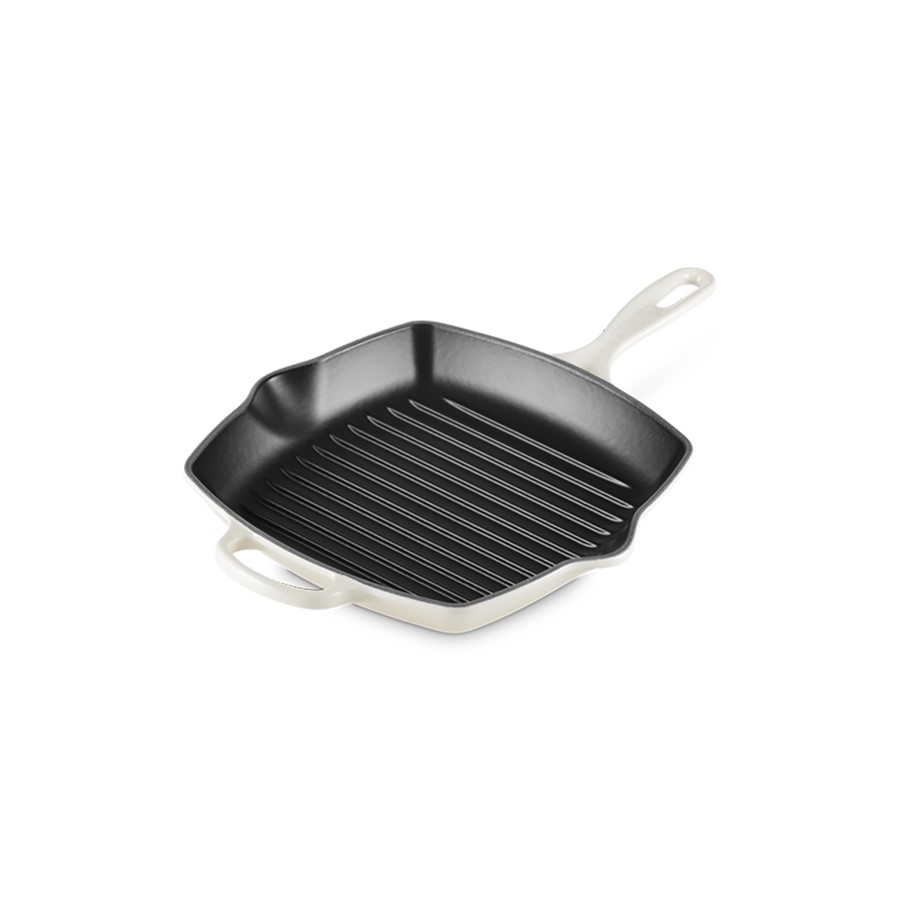 additioanl image for  Le Creuset Square Grill Meringue 26 cm 