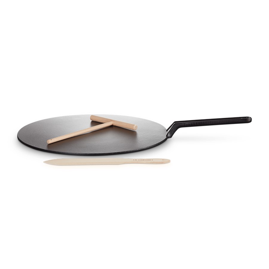 additioanl image for  Le Creuset Cast Iron Crepe Pan M/Black 