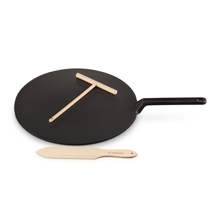 additioanl image for  Le Creuset Cast Iron Crepe Pan M/Black 