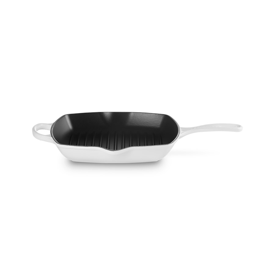 additioanl image for  Le Creuset Square Grill White 26 cm 