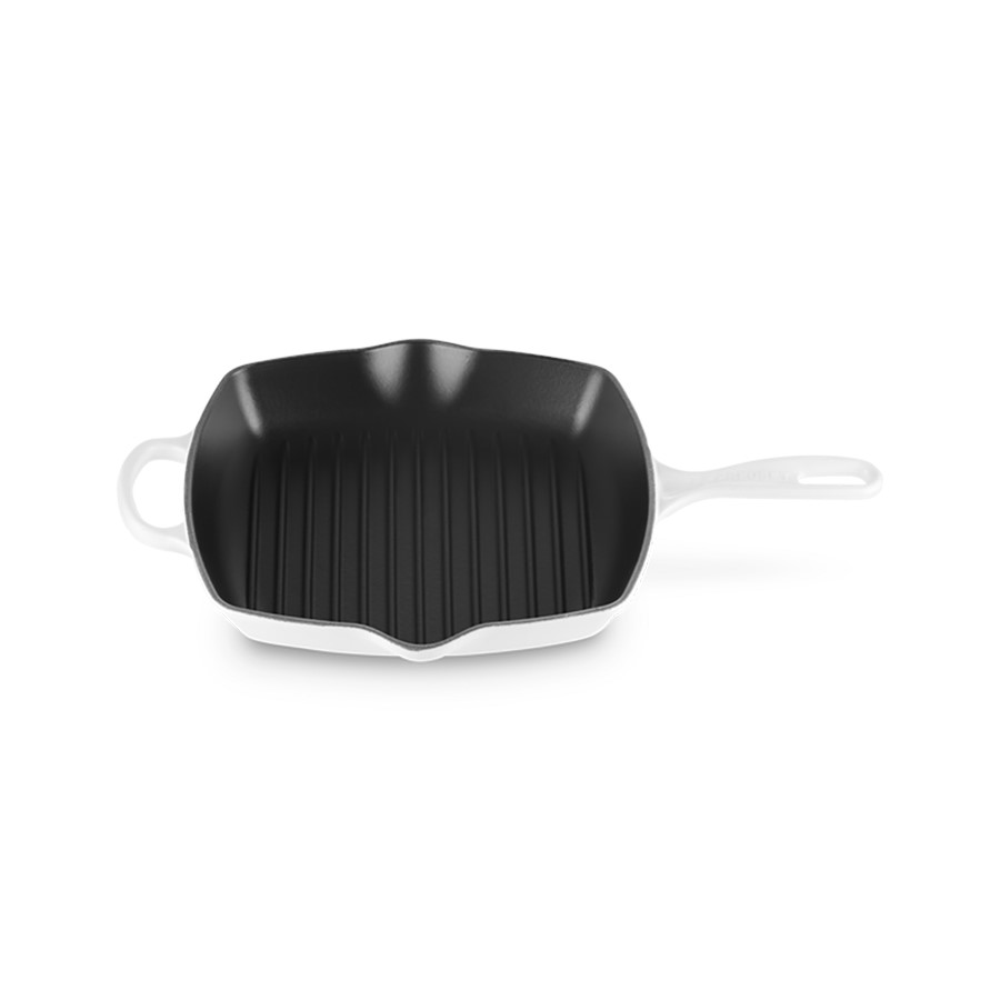 additioanl image for  Le Creuset Square Grill White 26 cm 