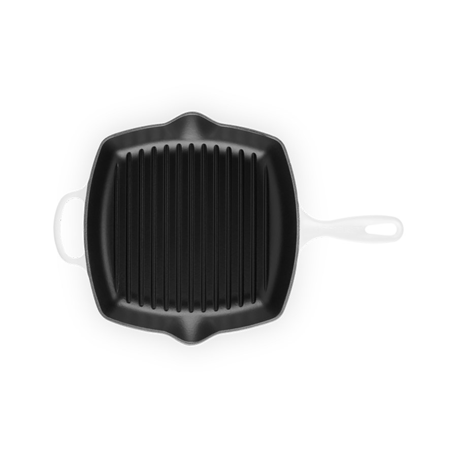 additioanl image for  Le Creuset Square Grill White 26 cm 