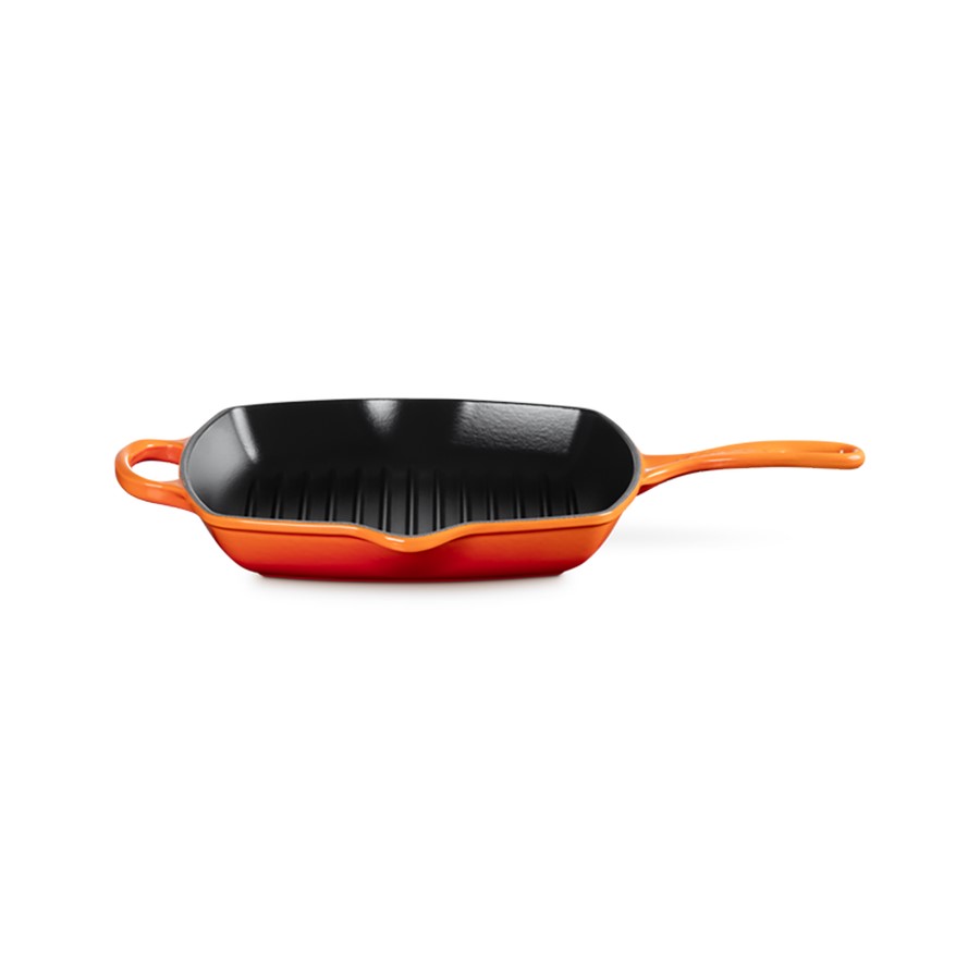 additioanl image for  Le Creuset Square Grill Flame 26 cm 