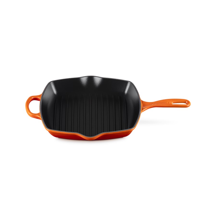additioanl image for  Le Creuset Square Grill Flame 26 cm 