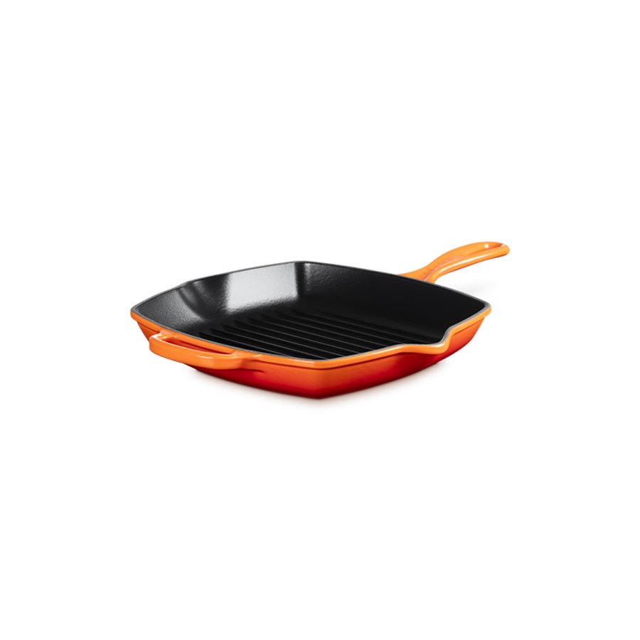 additioanl image for  Le Creuset Square Grill Flame 26 cm 