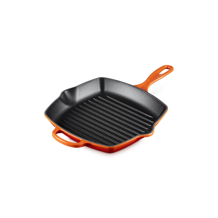 additioanl image for  Le Creuset Square Grill Flame 26 cm 