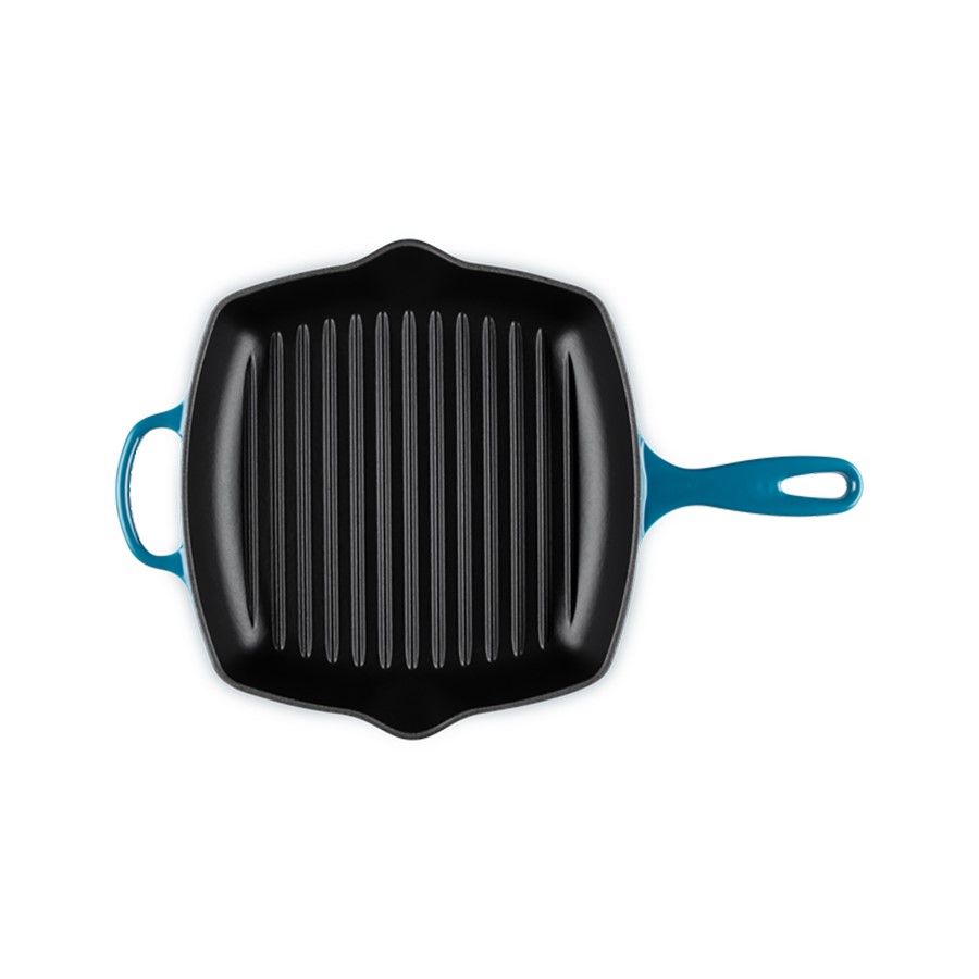additioanl image for  Le Creuset Square Grill Deep Teal 26 cm 